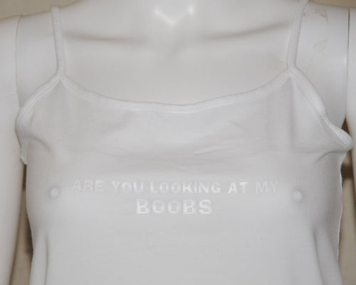 1130 Are you looking at my boobs